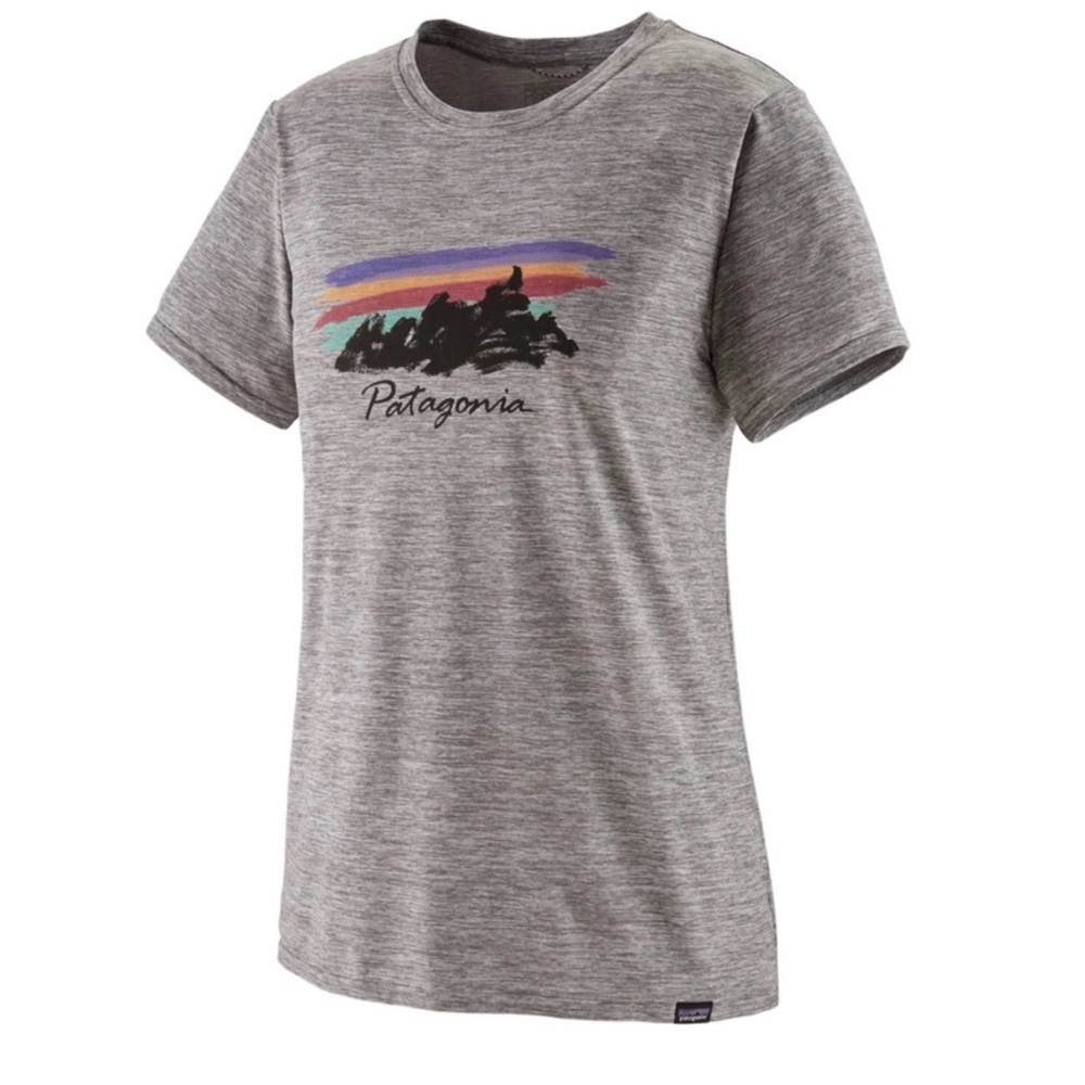 Patagonia Capilene Cool Daily Graphic Short Sleeve Tee Size S - Picture 2 of 7